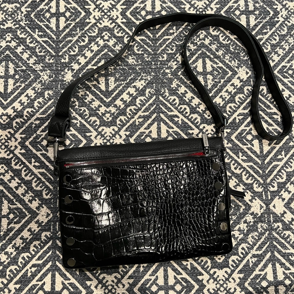 Small black Hammett crossbody